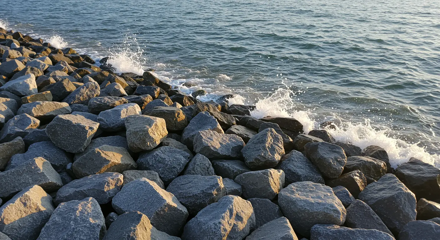 Barefoot Bay Riprap Work Barefoot Bay Riprap Work