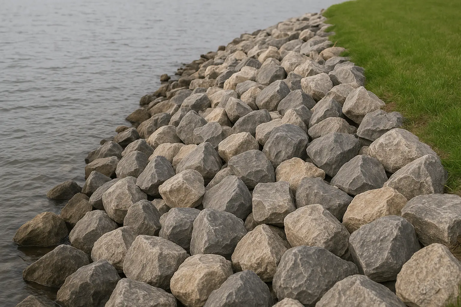 Bayport Riprap Work Bayport Riprap Work