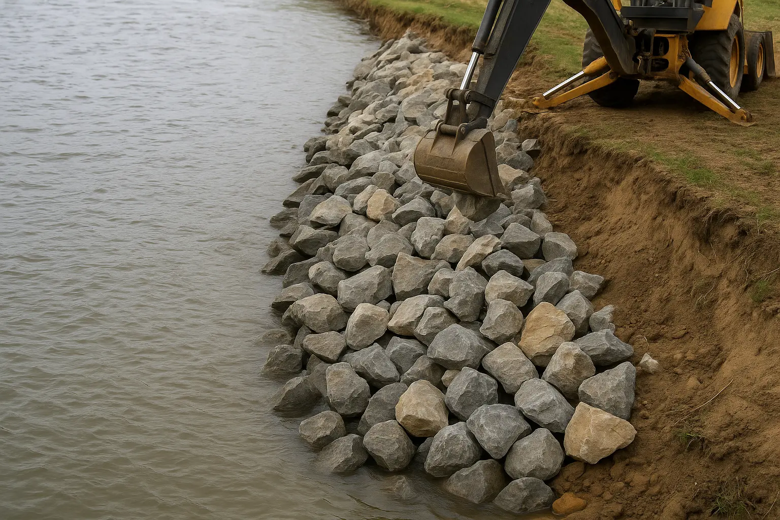 Clearwater Riprap Work Clearwater Riprap Work