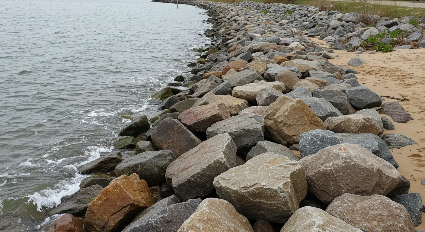 Cocoa Beach Riprap Work Cocoa Beach Riprap Work