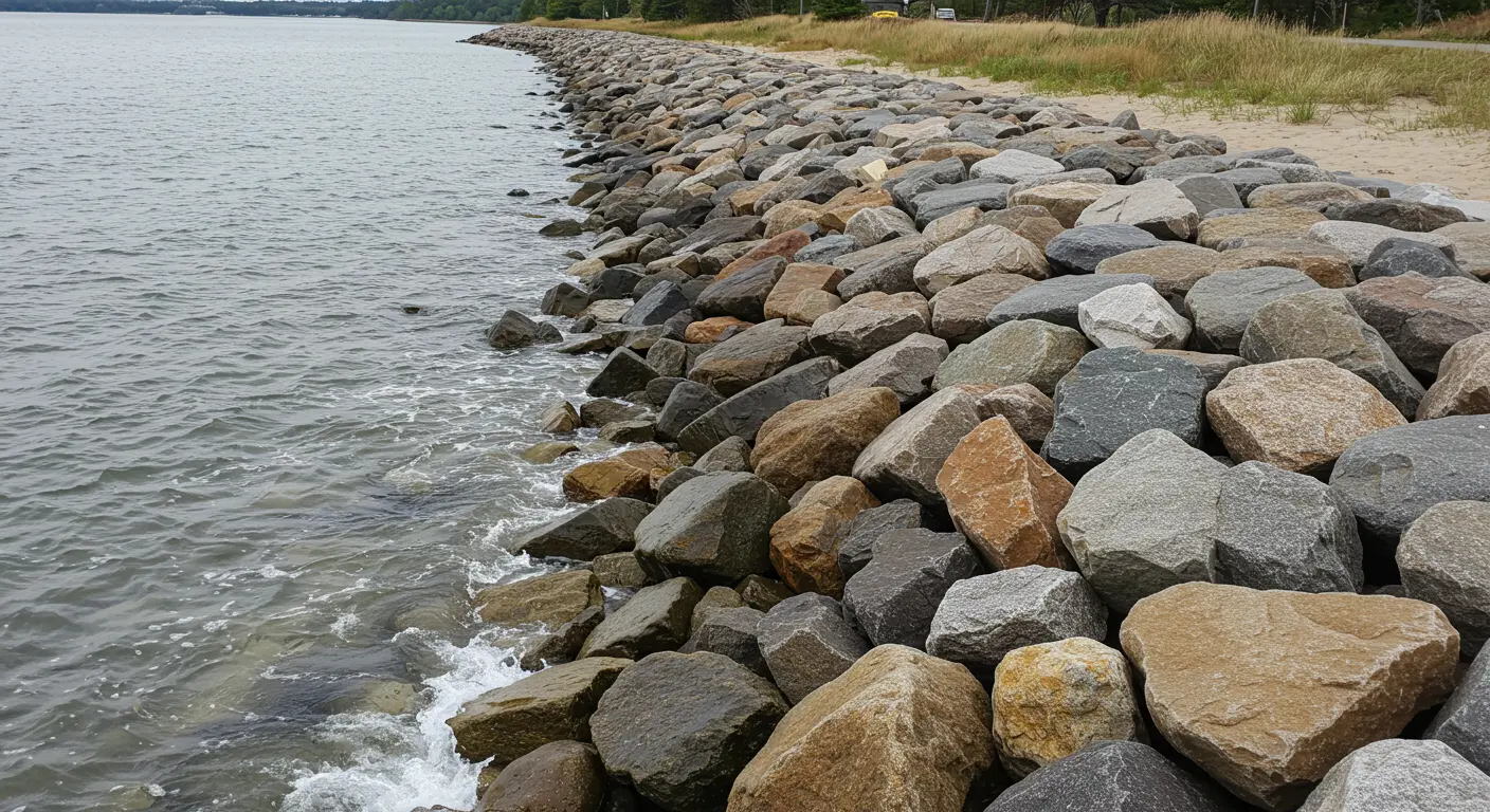 Cocoa Riprap Work Cocoa Riprap Work