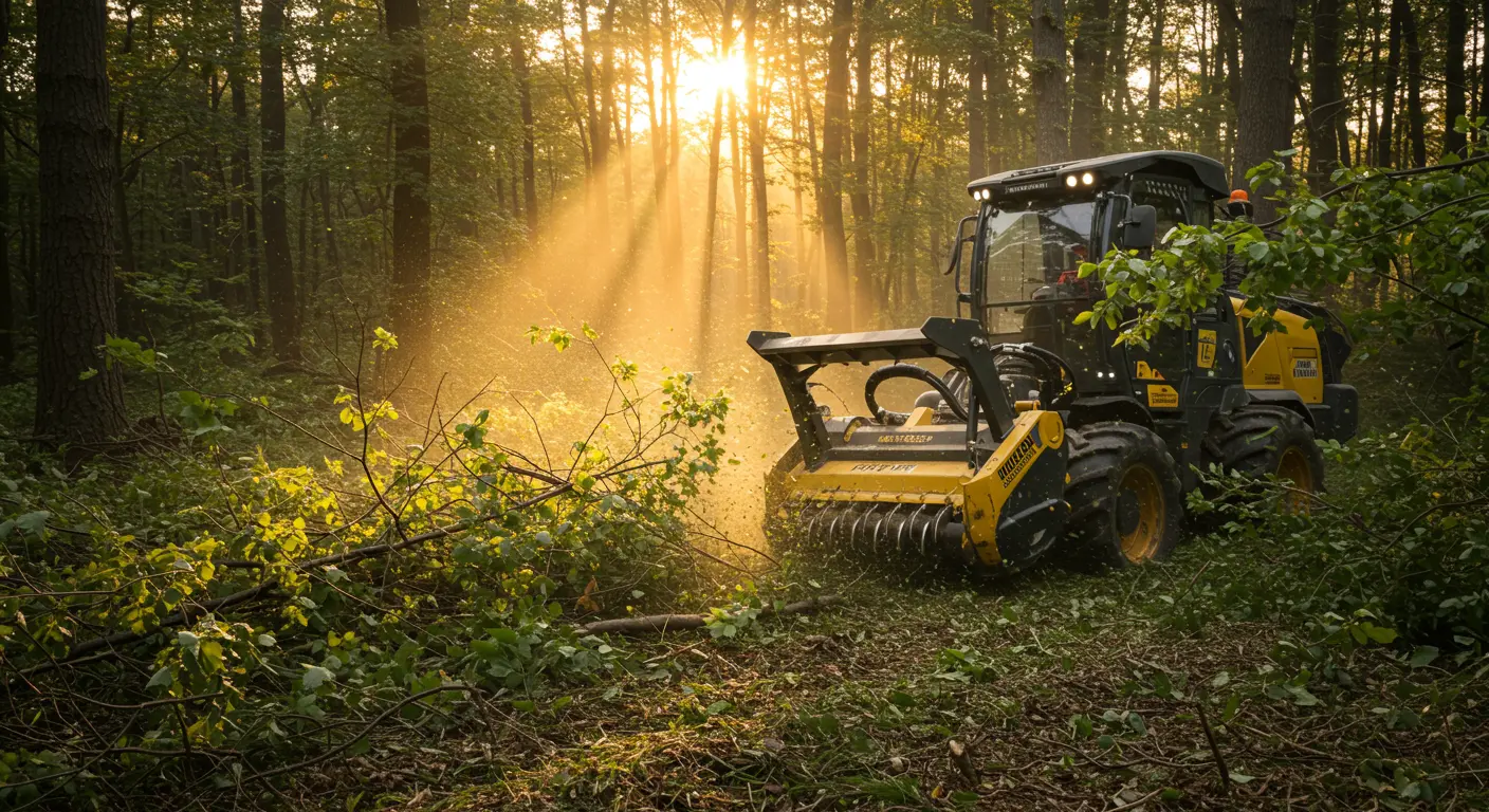 Crystal Lake Forestry Mulching Work