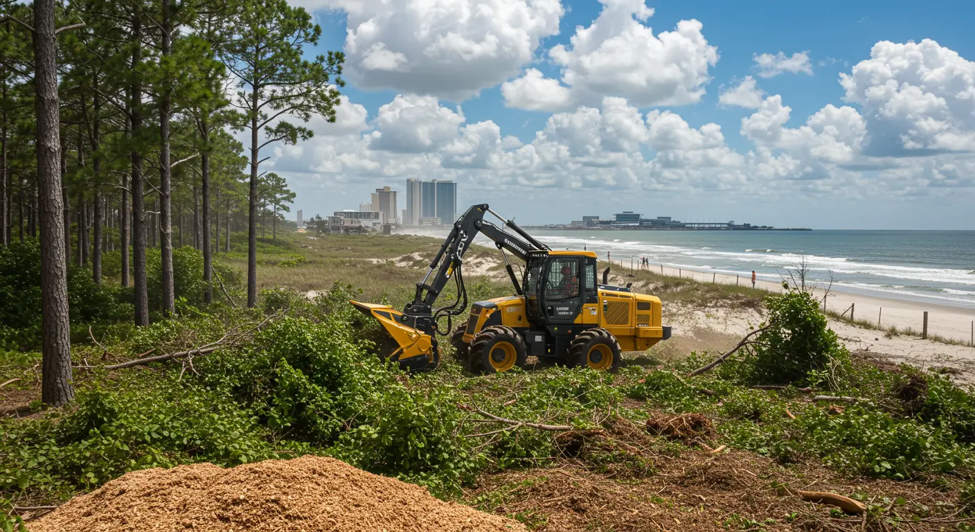 Daytona Forestry Mulching Work