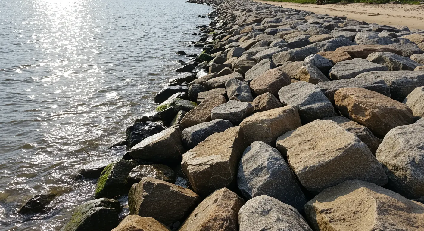 DeBary Riprap Work DeBary Riprap Work