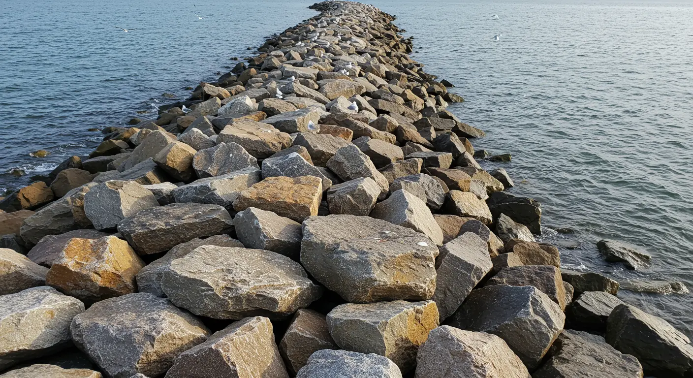 Edgewater Riprap Work Edgewater Riprap Work