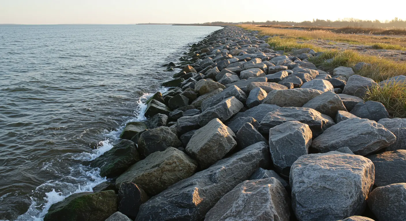 Elfers Riprap Work Elfers Riprap Work