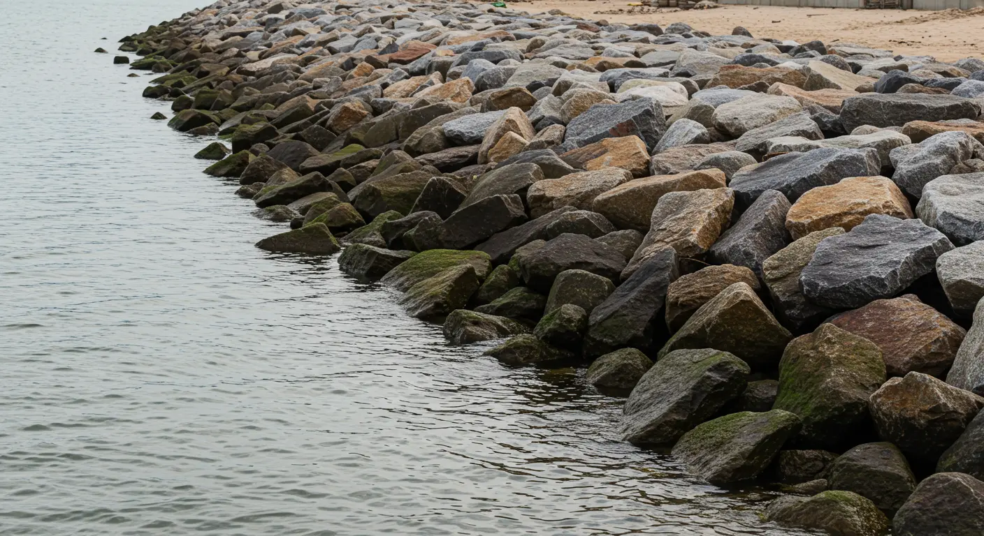 Englewood Riprap Work Englewood Riprap Work