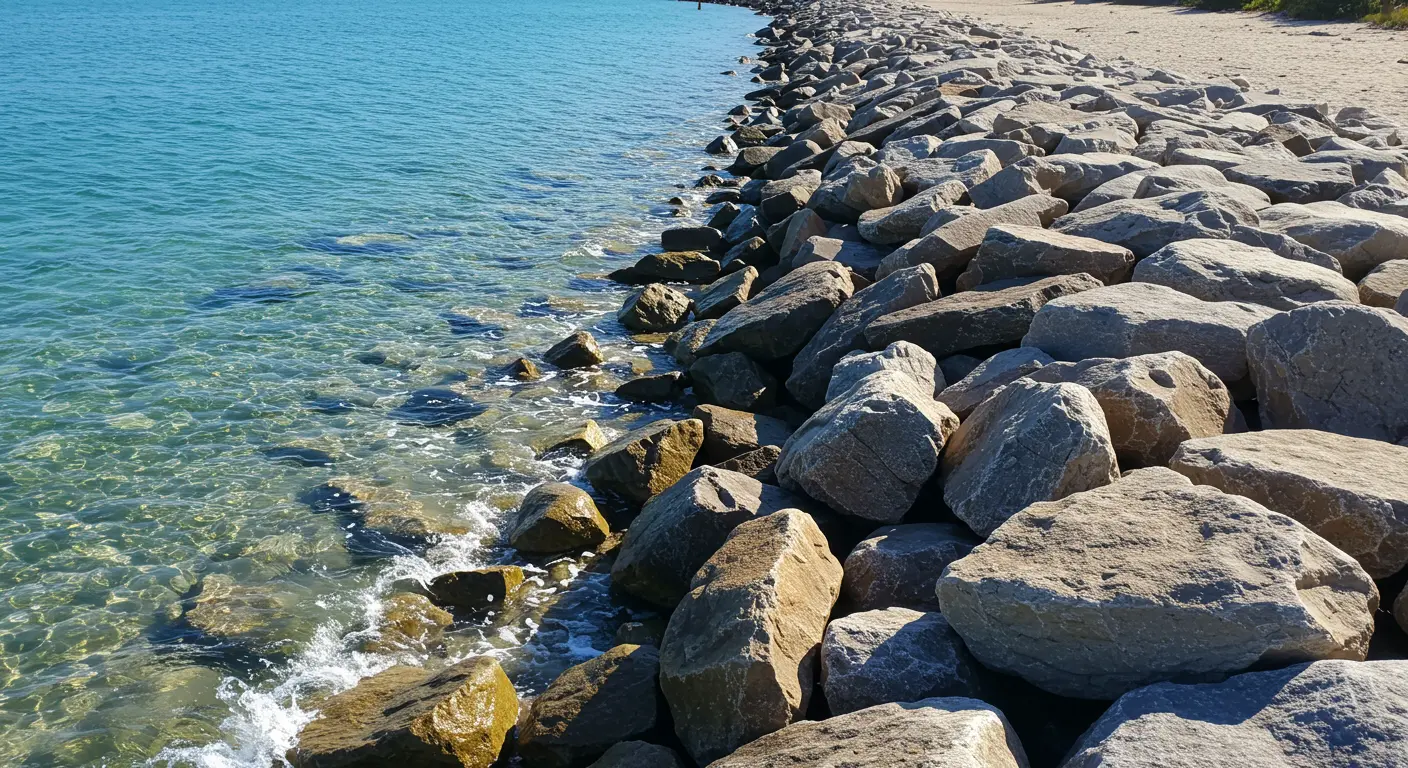 Fort Myers Beach Riprap Work Fort Myers Beach Riprap Work