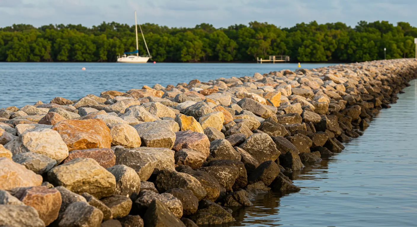Fort Myers Riprap Work Fort Myers Riprap Work
