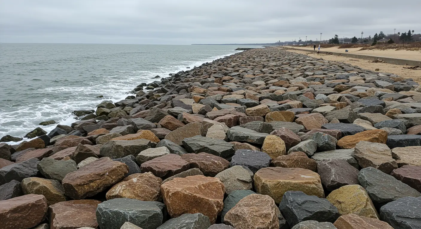 Gulfport Riprap Work Gulfport Riprap Work