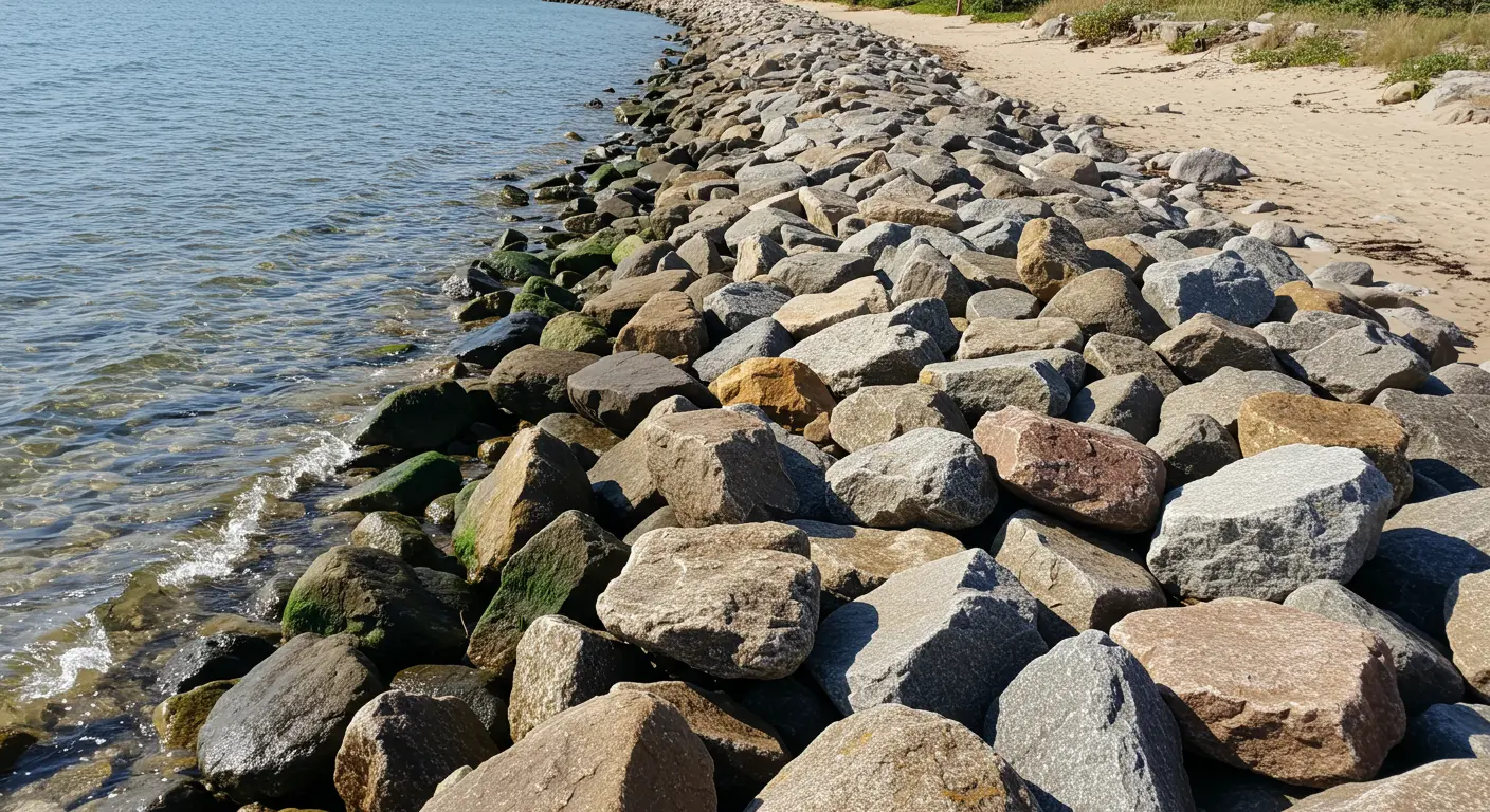 Hernando Beach Riprap Work Hernando Beach Riprap Work