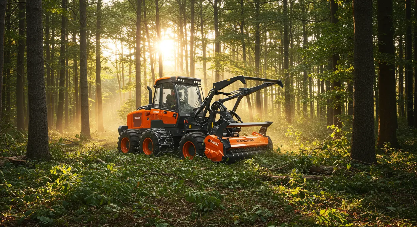 Holly Hill Forestry Mulching Work