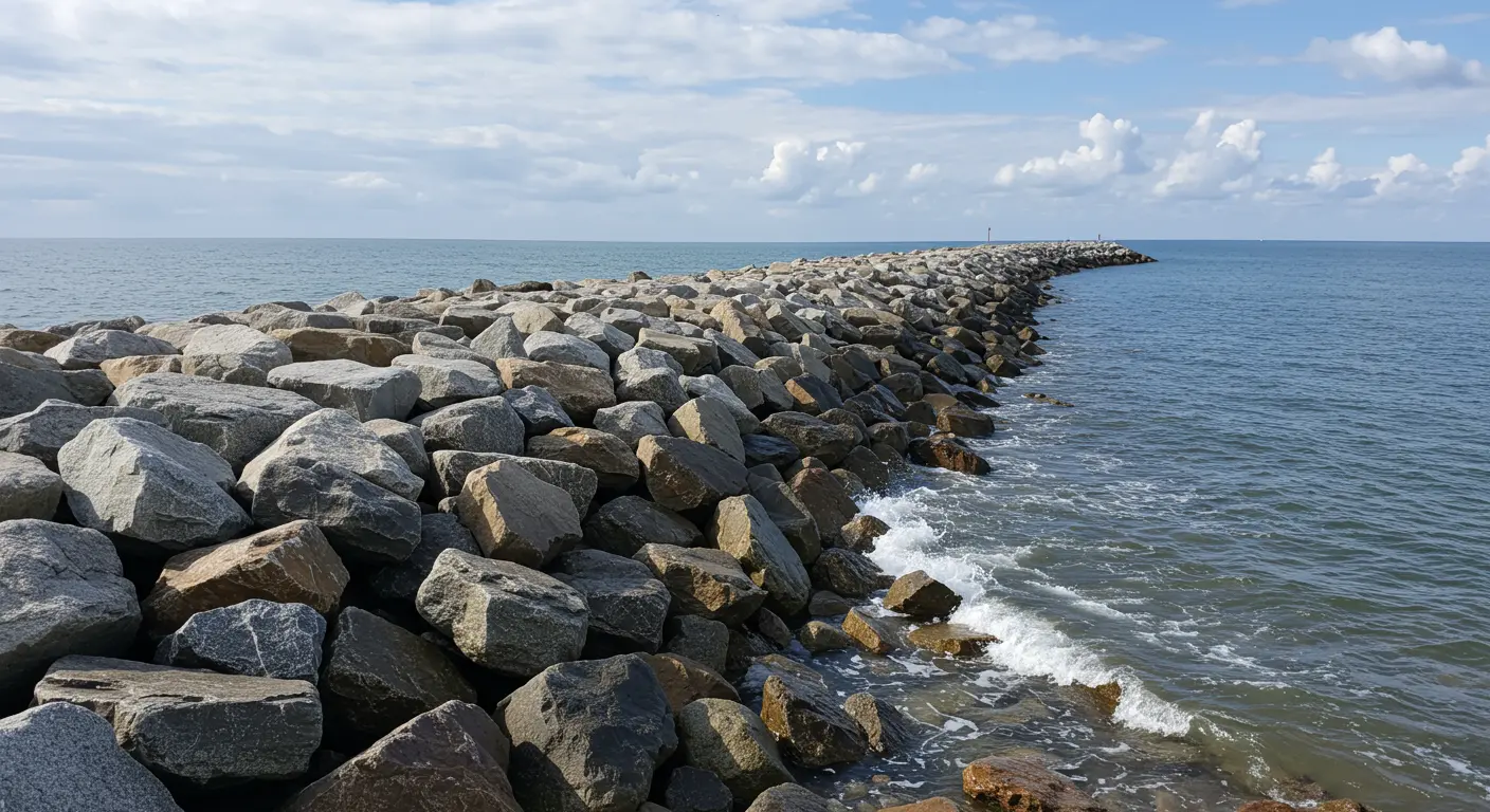 Holly Hill Riprap Work Holly Hill Riprap Work