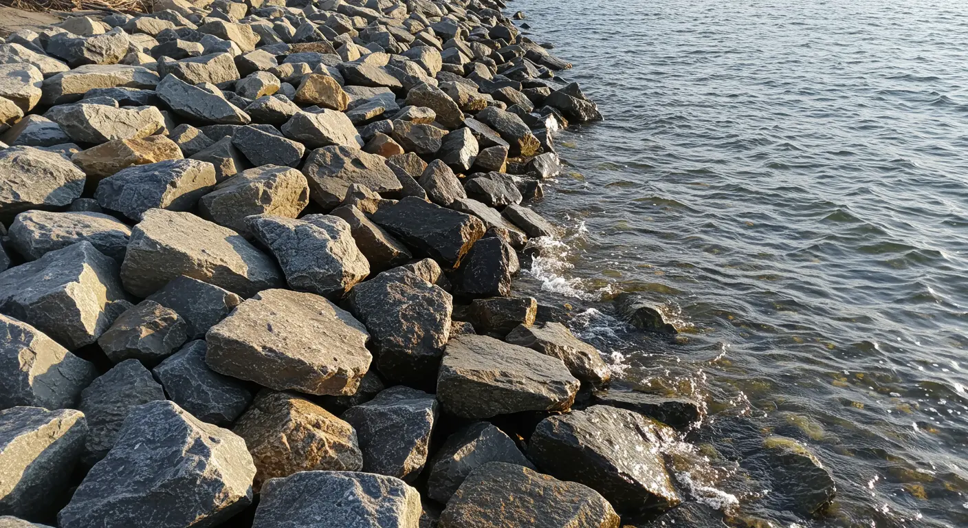Indian Shores Riprap Work Indian Shores Riprap Work