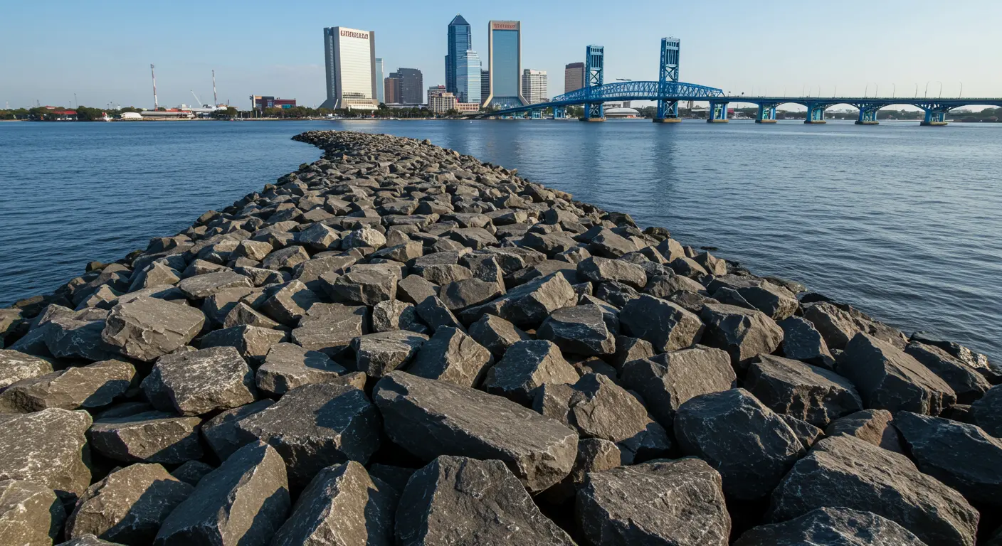 Jacksonville Riprap Work Jacksonville Riprap Work