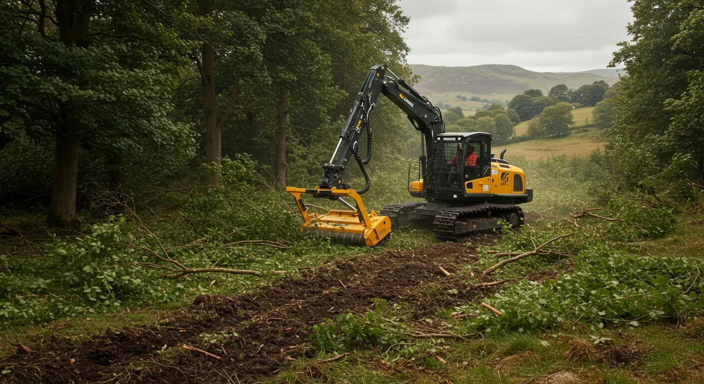 Lakeland Forestry Mulching Work