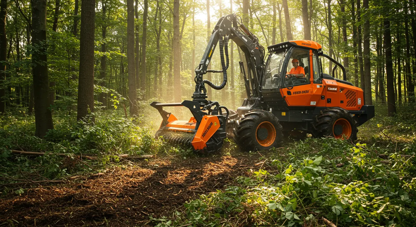 Melbourne Village Forestry Mulching Work