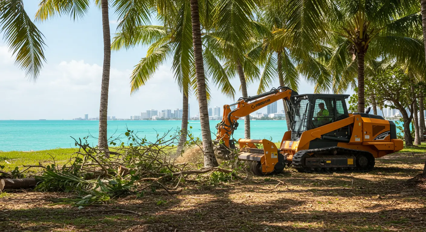 Miami Forestry Mulching Work