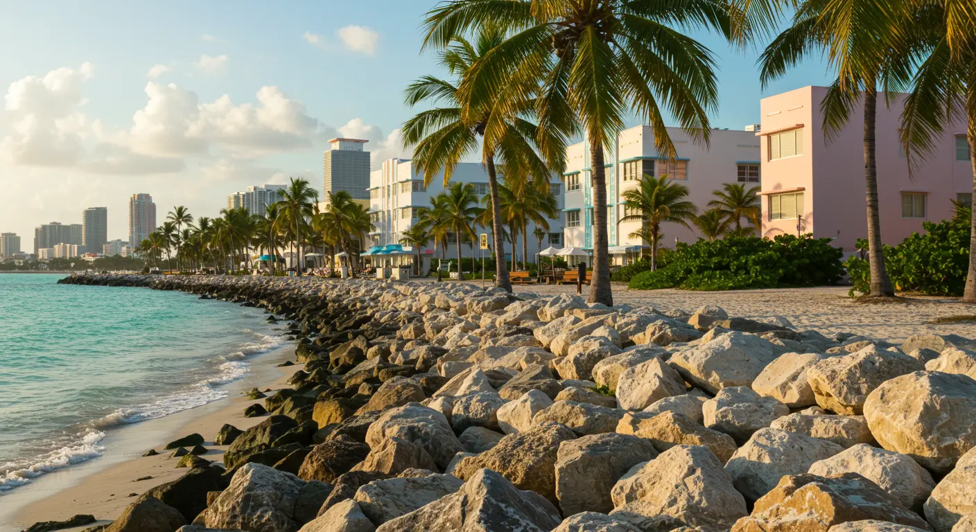 Miami Riprap Work Miami Riprap Work