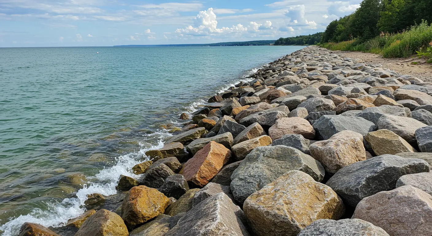 Naples Beach Riprap Work Naples Beach Riprap Work