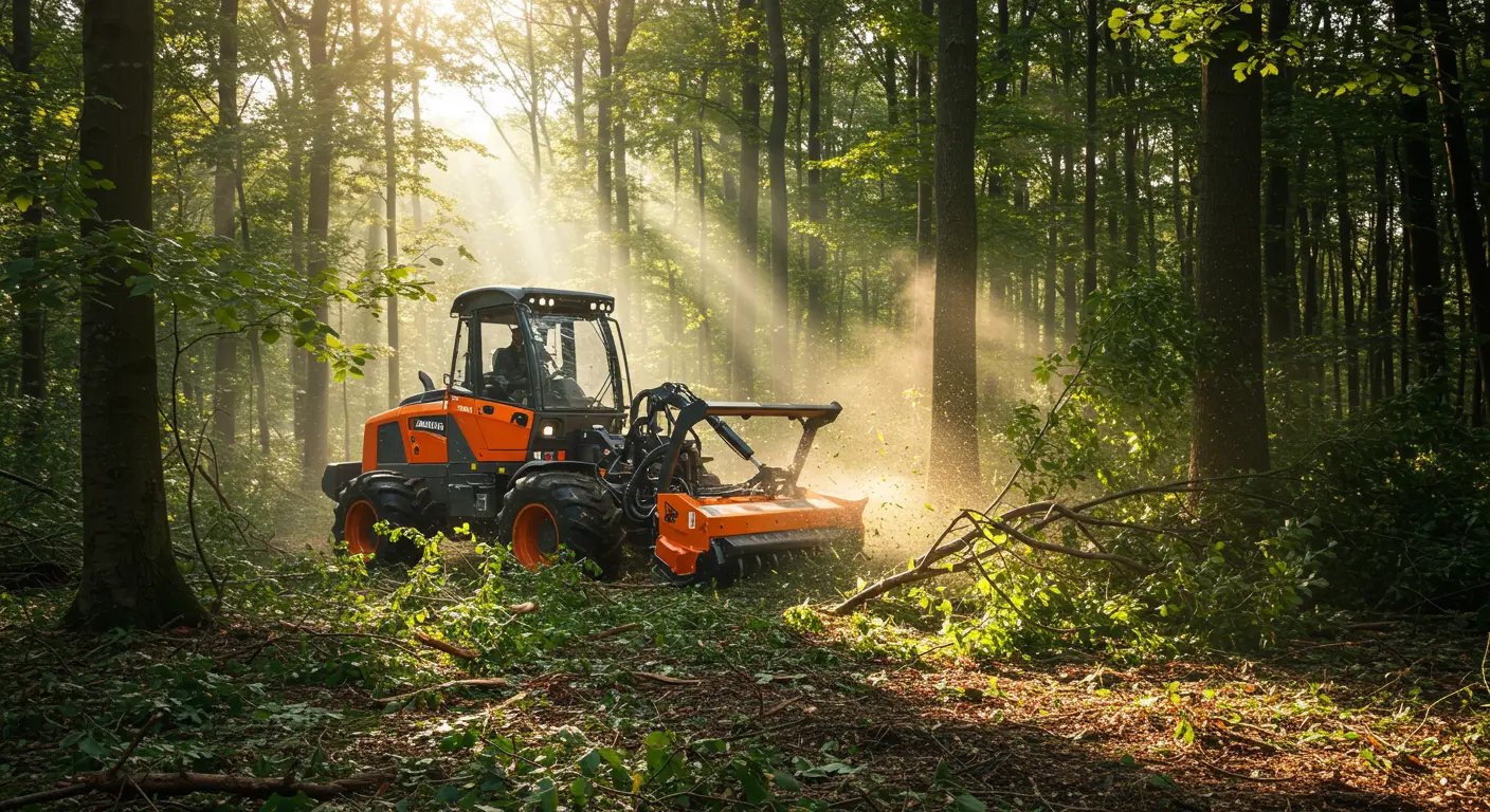 New Smyrna Beach Forestry Mulching Work