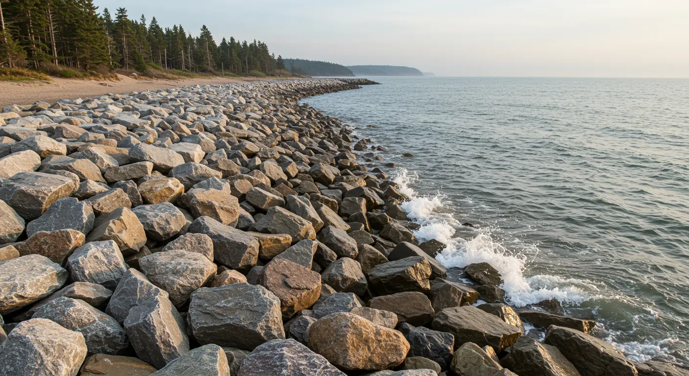 Nokomis Riprap Work Nokomis Riprap Work