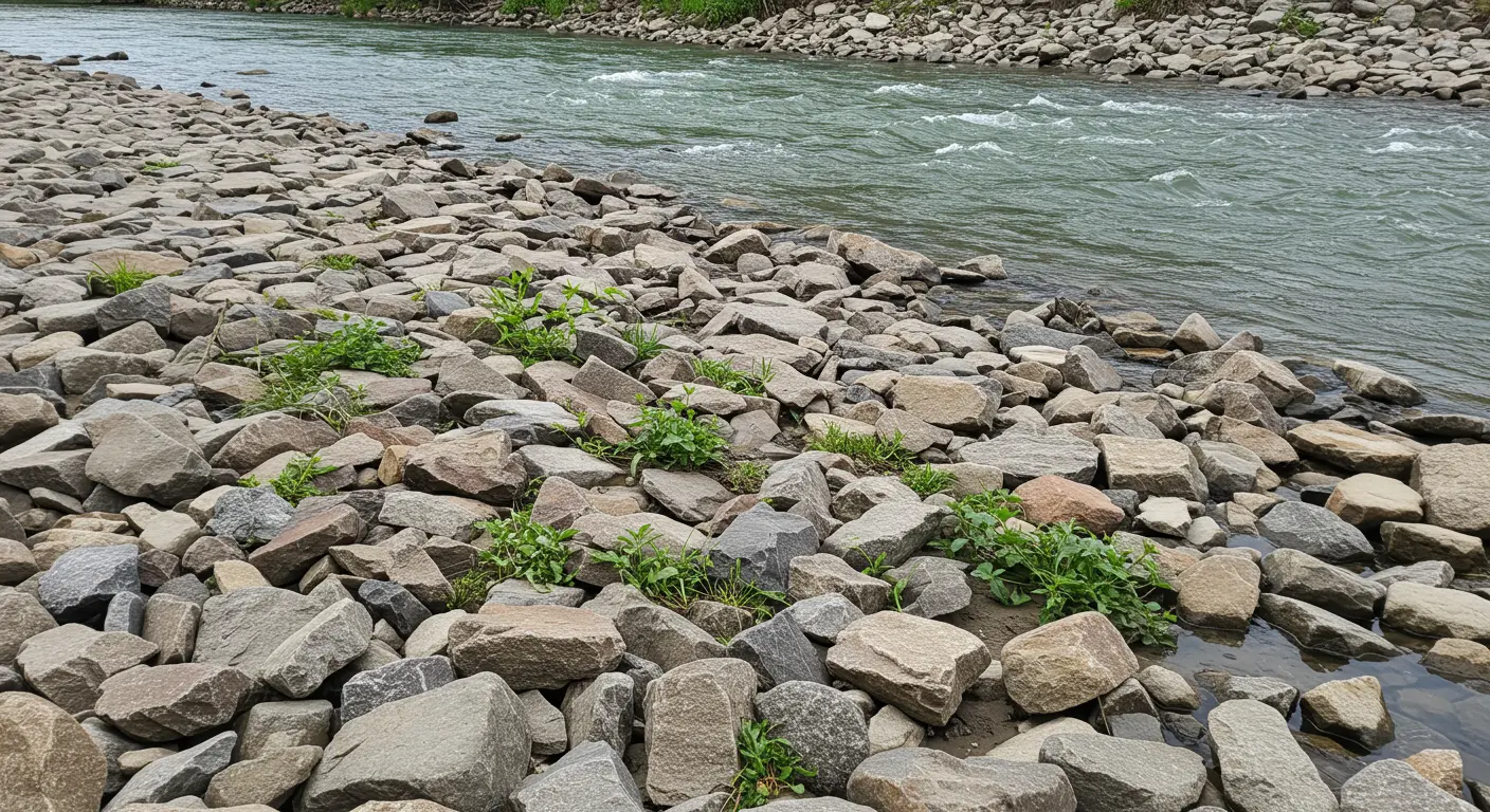 Oak Hill Riprap Work Oak Hill Riprap Work