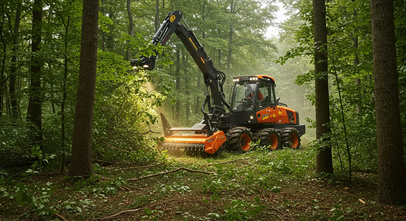 Ocala Estates Forestry Mulching Work