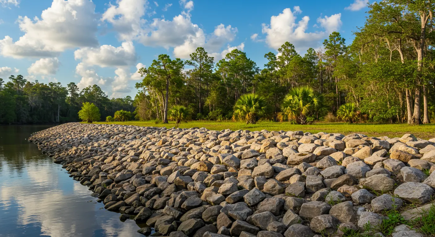 Ocala Riprap Work Ocala Riprap Work