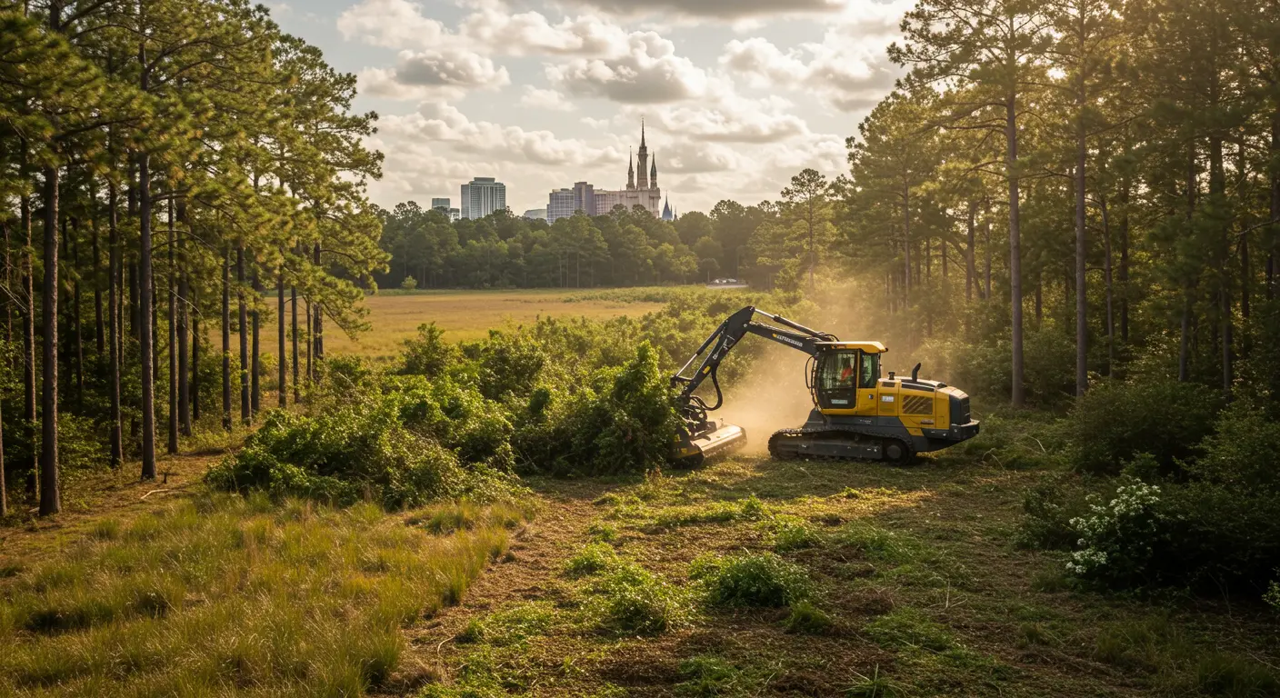 Orlando Forestry Mulching Work