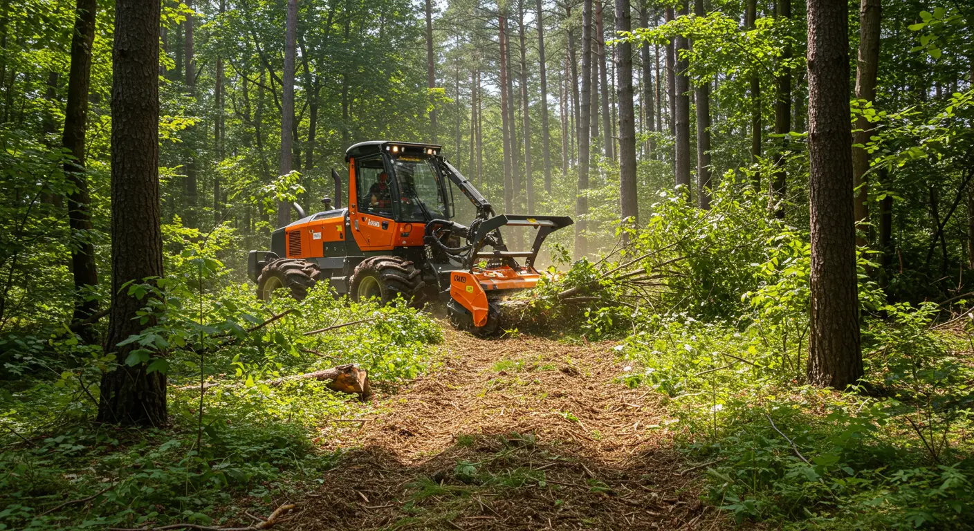 Palm Bay Forestry Mulching Work