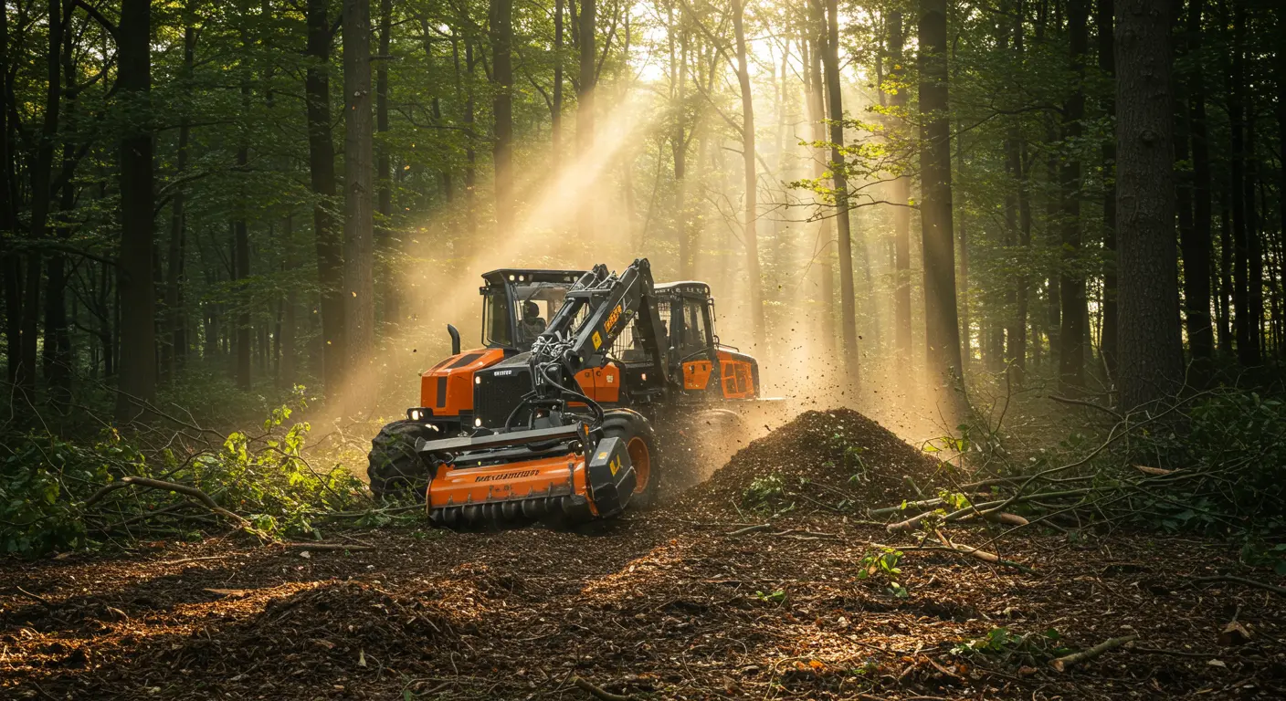 Palm River-Clair Mel Forestry Mulching Work