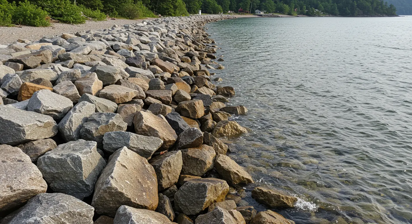 Placida Riprap Work Placida Riprap Work