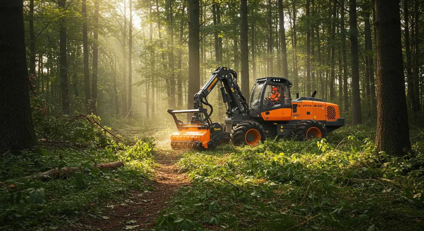 Polk City Forestry Mulching Work