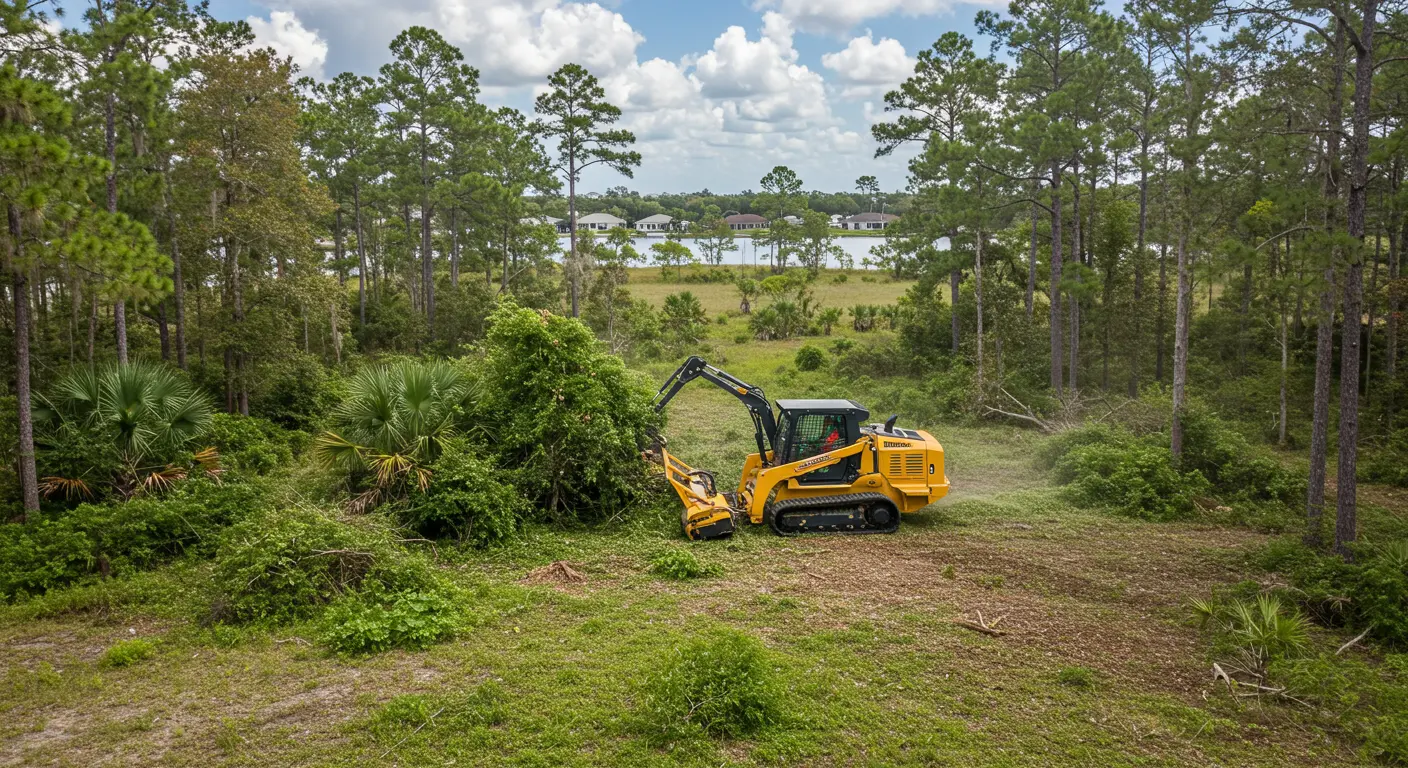 Port St. Lucie Forestry Mulching Work