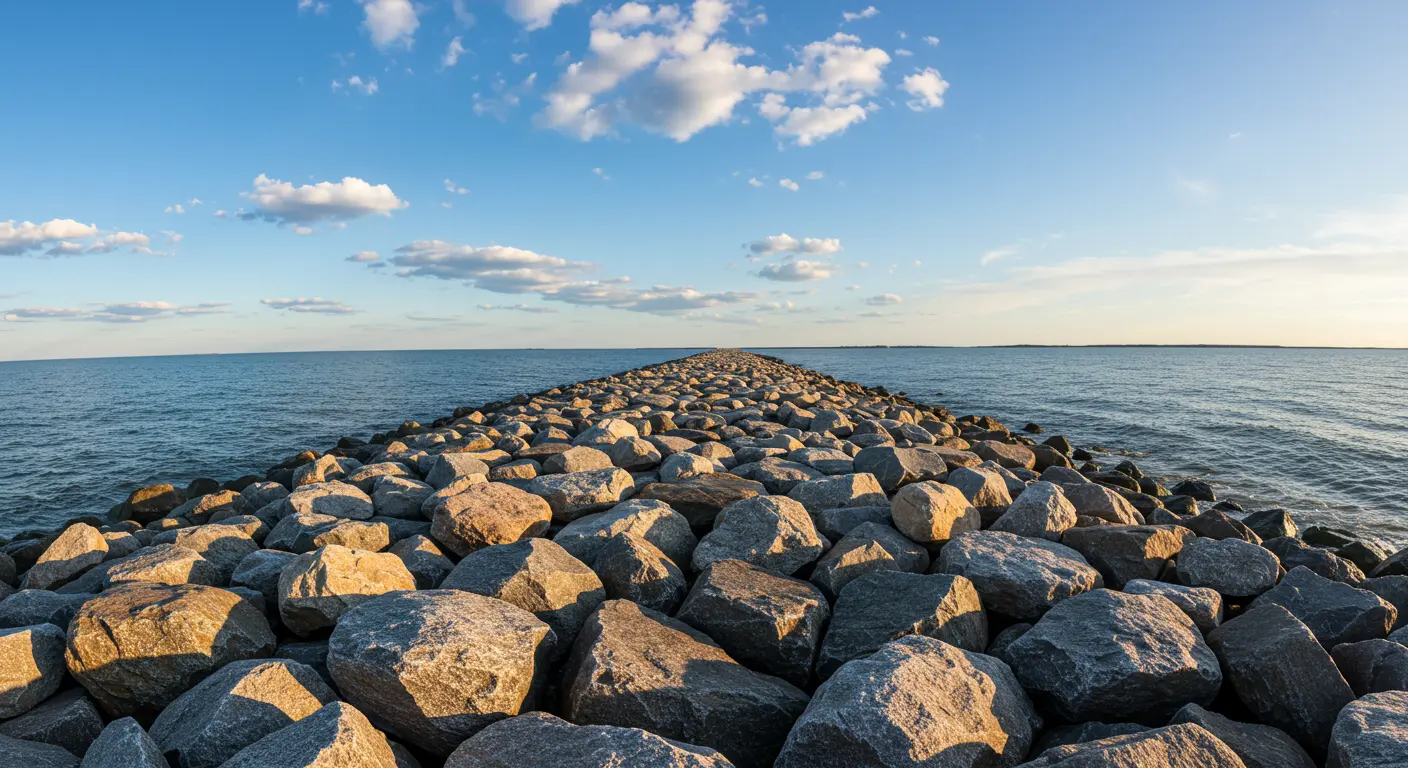 South Patrick Shores Riprap Work South Patrick Shores Riprap Work