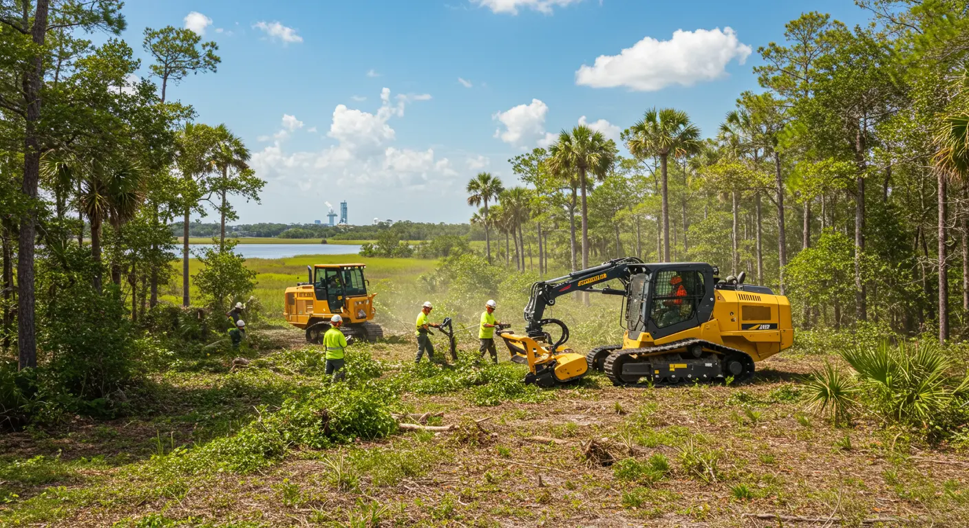 Forestry Mulching Services in Space Coast, FL