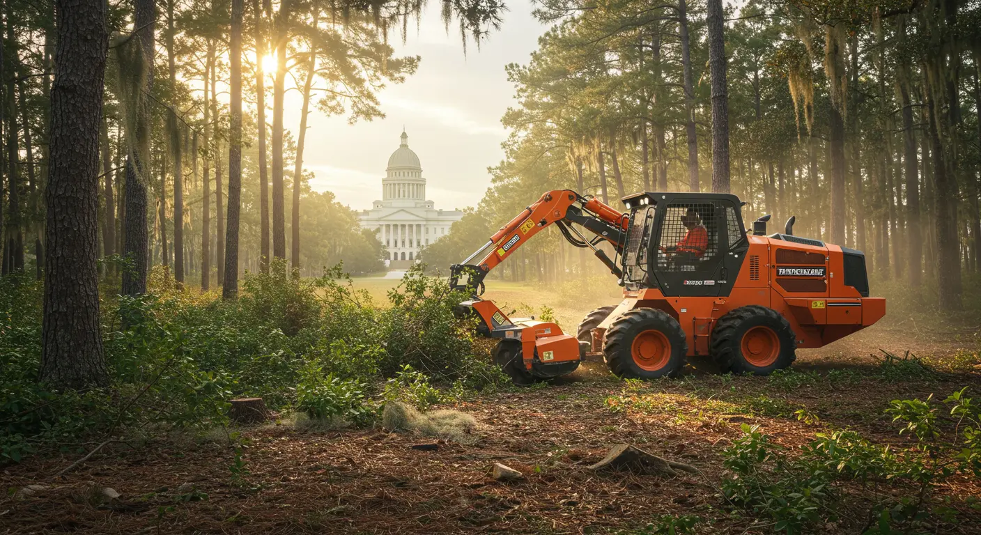 Tallahassee Forestry Mulching Work
