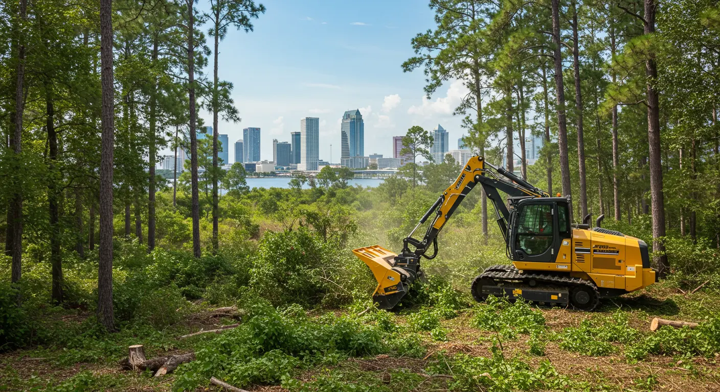 Tampa Forestry Mulching Work