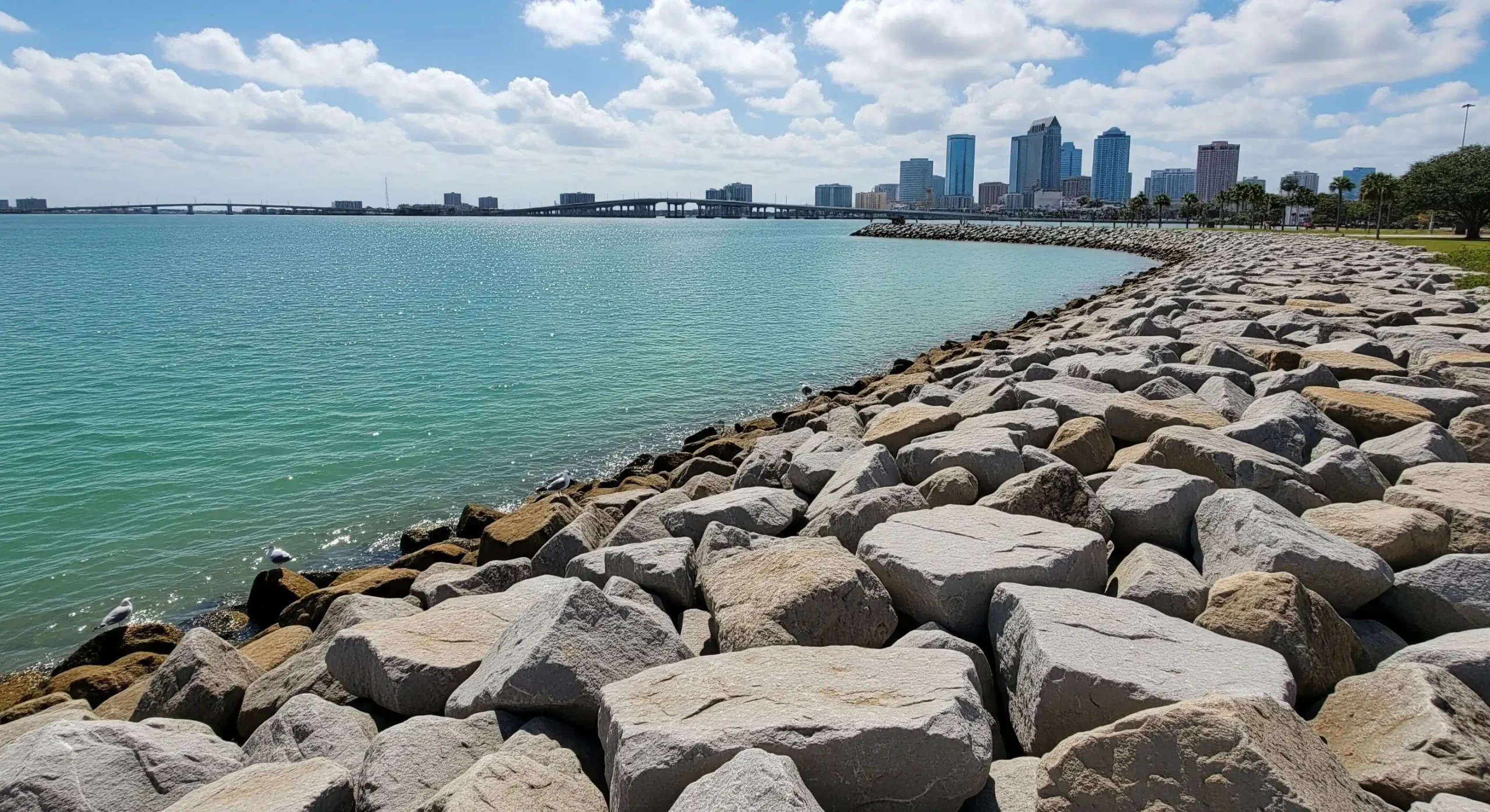 Tampa Riprap Work Tampa Riprap Work