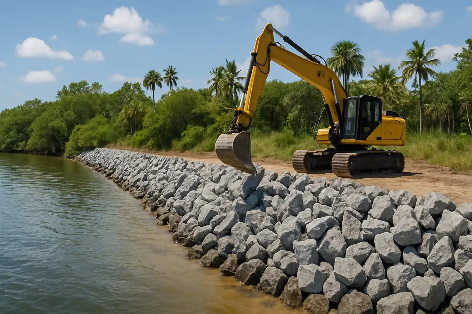 Riprap Services in Tampa Bay, FL Riprap Services in Tampa Bay, FL