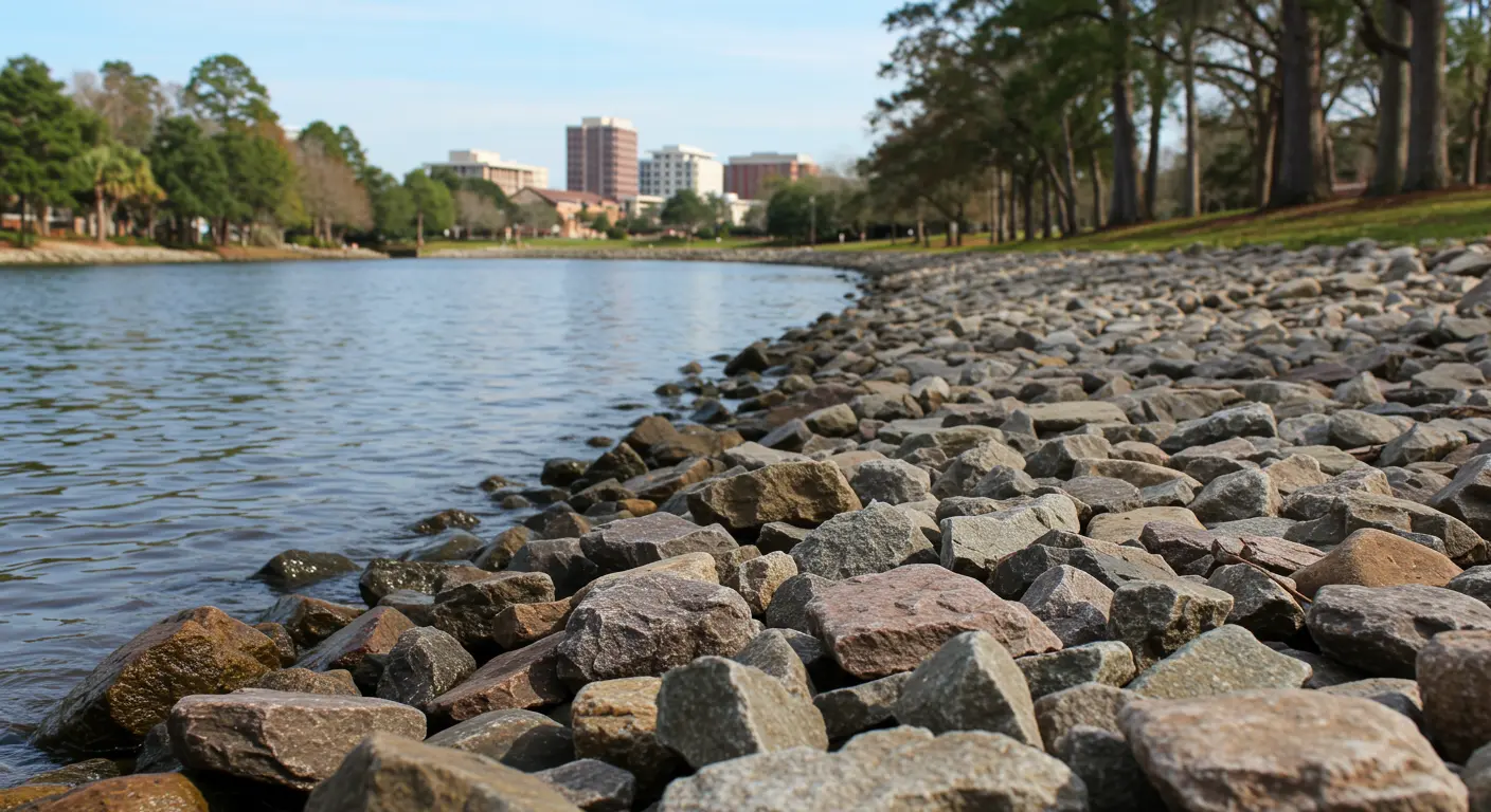 Gainesville Riprap Work Gainesville Riprap Work