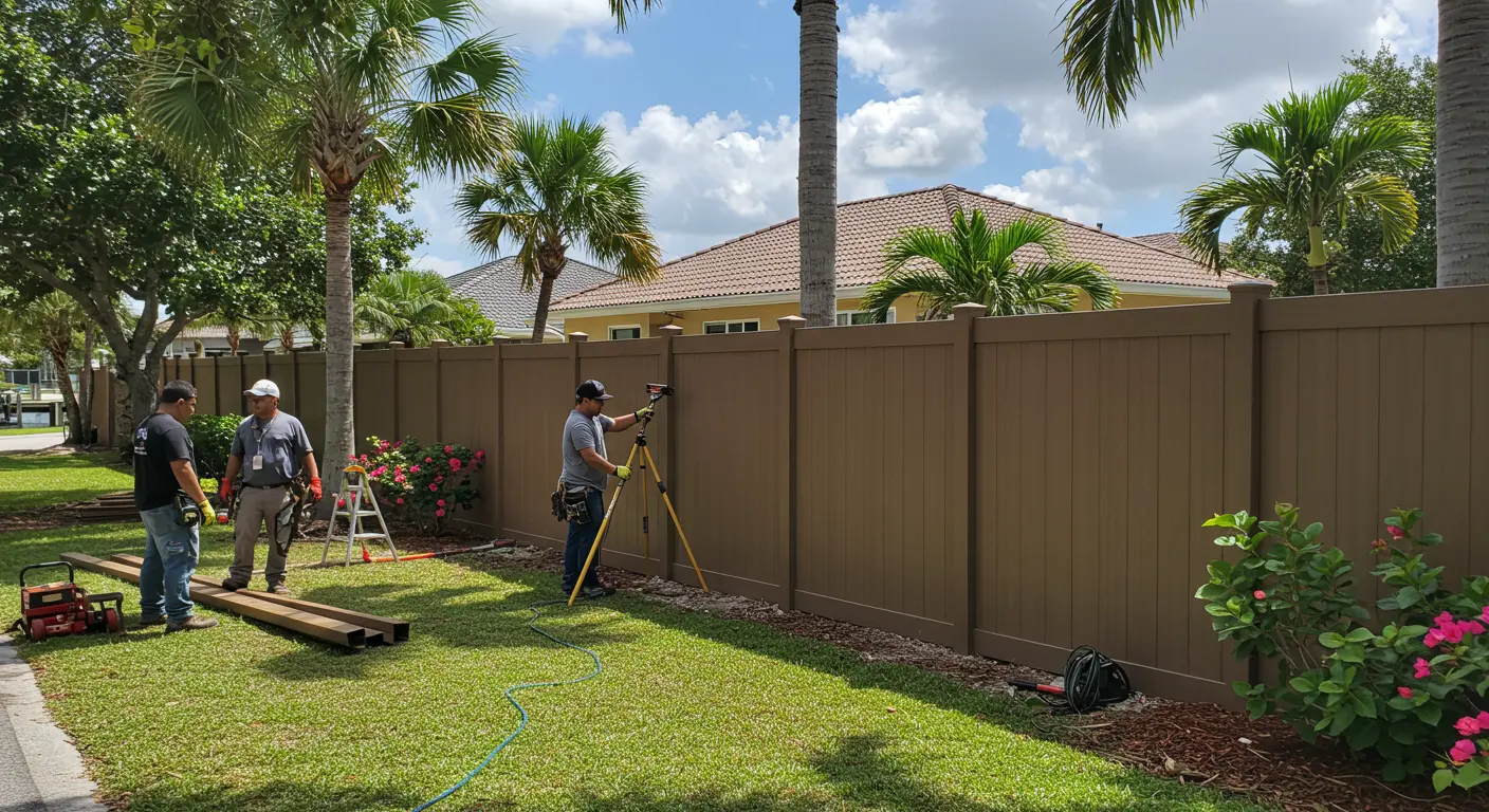 Port St. Lucie Fence Installation Work