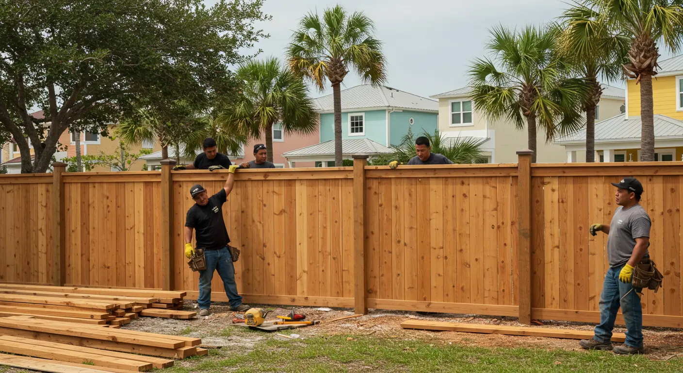 Sarasota Fence Installation Work