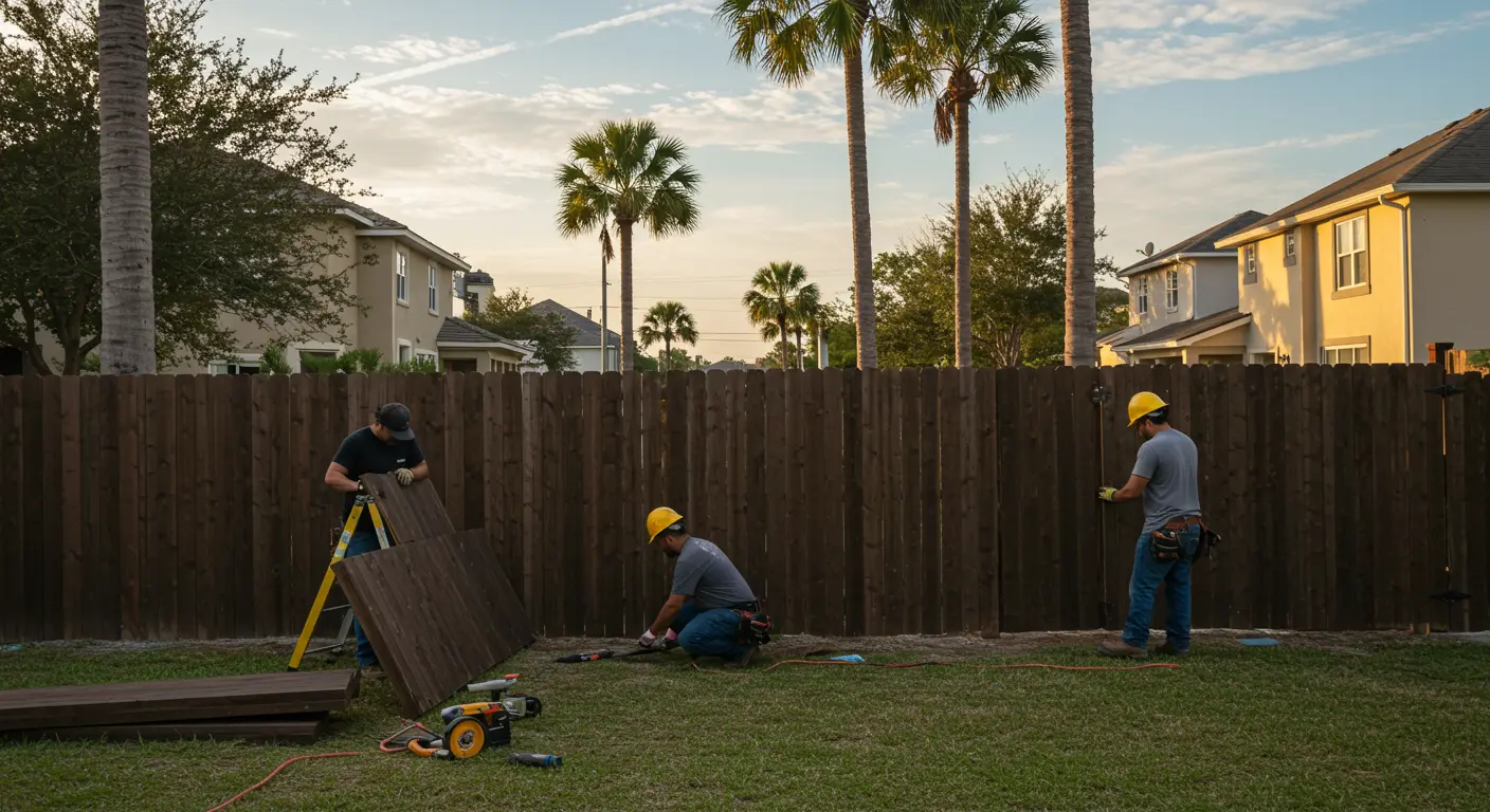 Tampa Fence Installation Work