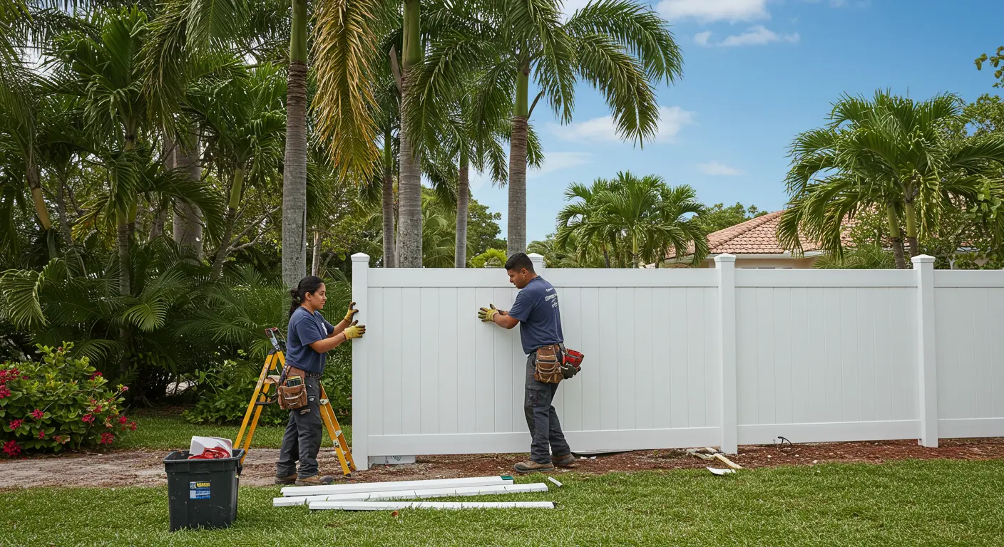 West Palm Beach Fence Installation Work