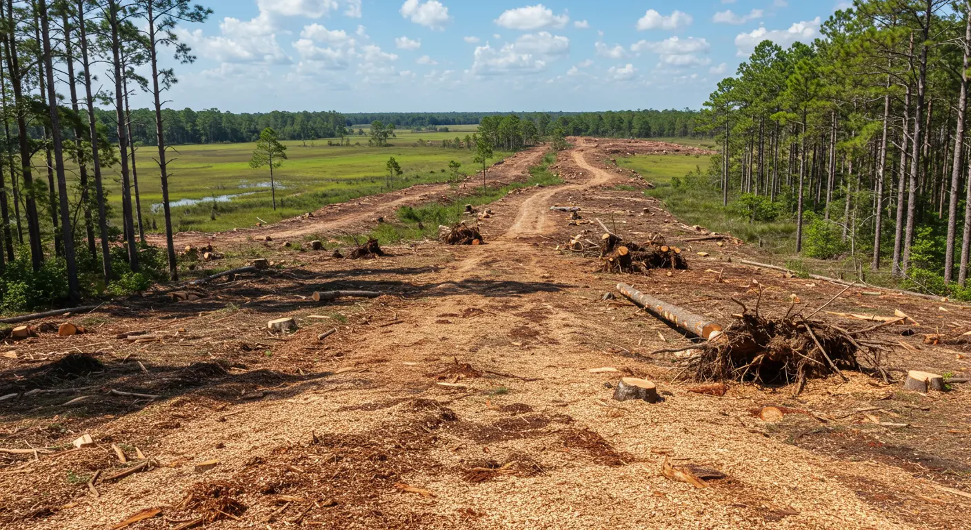 Clear Cutting Work Clear Cutting Work