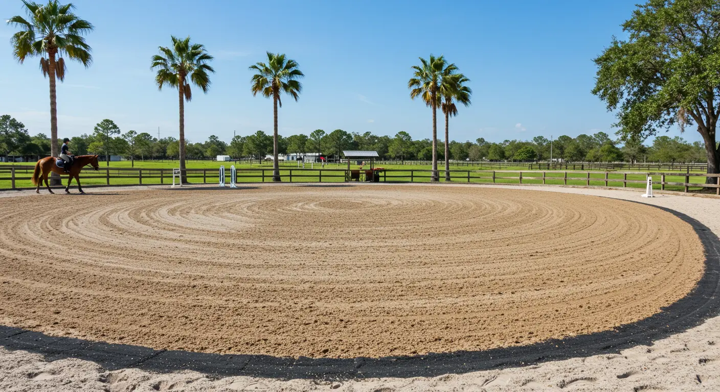 Custom Horse Footing Services in FL Custom Horse Footing Services in FL