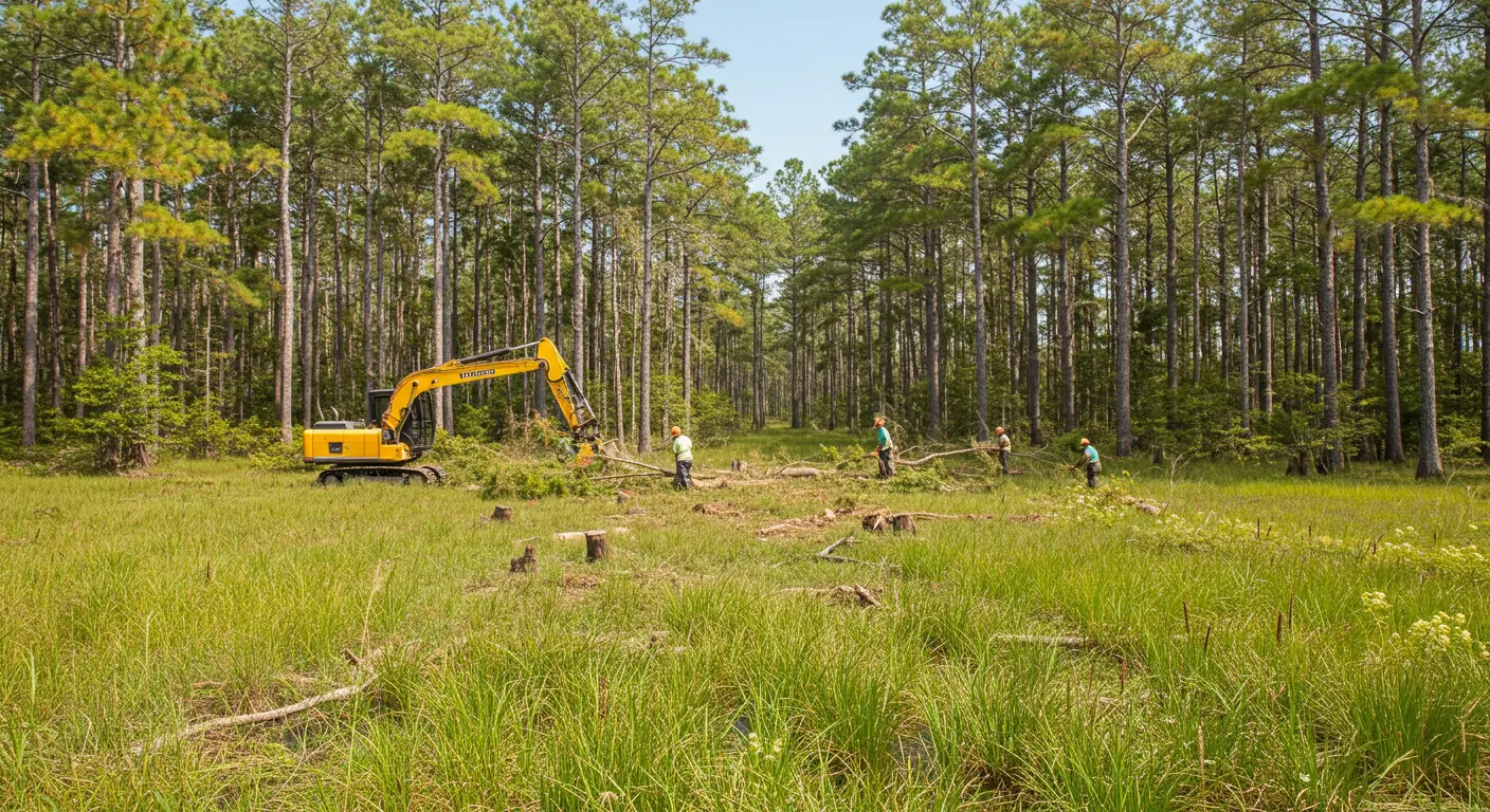 Land thinning Work Land thinning Work