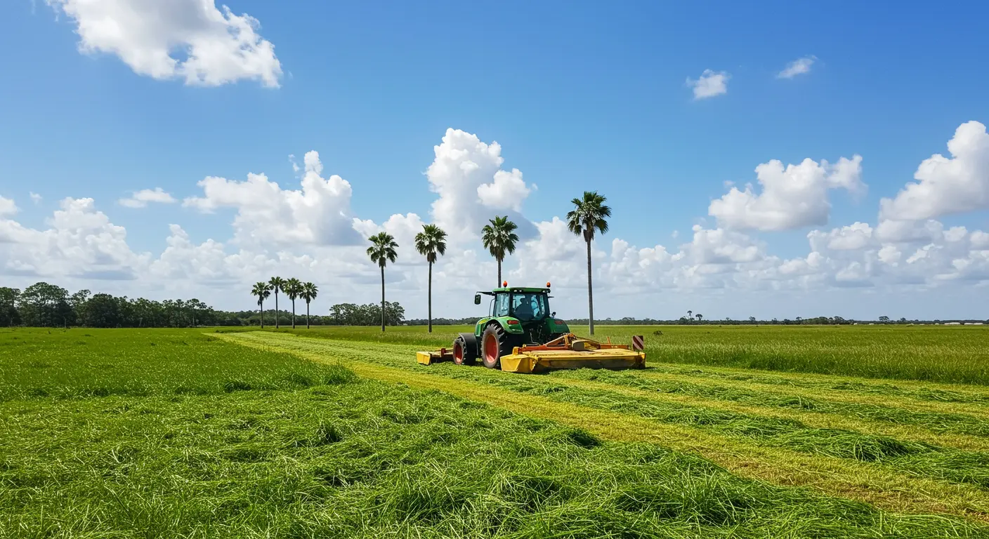 Pasture Mowing Work Pasture Mowing Work